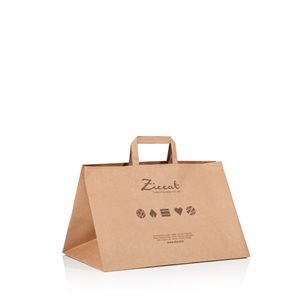 FLAT HANDLES BAG < TAKE AWAY