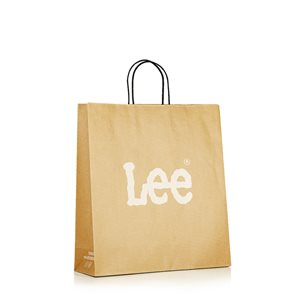 BAG WITH TURNOVER TOP < Havana Kraft Paper