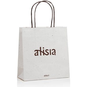 BAG WITH TURNOVER TOP < GRASS PAPER